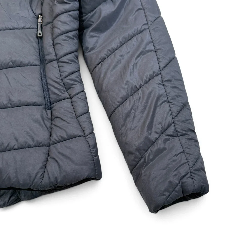 Patagonia Hyper Puff Jacket Womens Small Forge Gray Magenta Puffer 84405